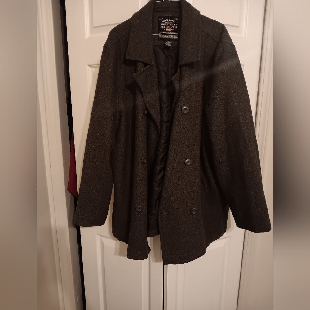 Steve And Barrys Charcoal Pea Coat for Women